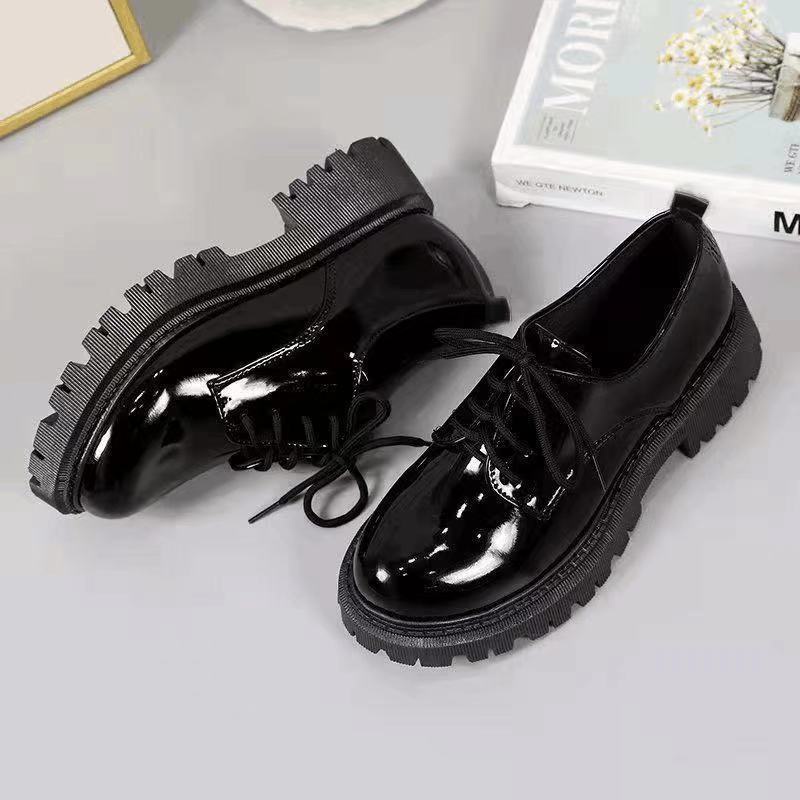 Giày Lười Da Phong Cách Anh Quốc Nhật Bản Size 32 33 34 41 44