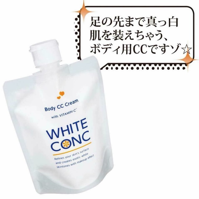 Sữa dưỡng thể trắng da,chống nắng White Conc Cc Cream