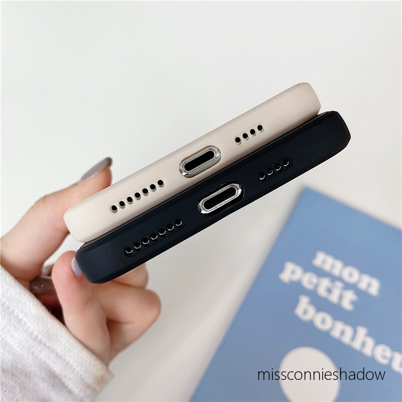 MissConnie Ốp điện thoại  silicone cho iPhone 12 Pro Max 12Mini iPhone 11 Pro 6 6s 7 8 Plus X XS SE 2020