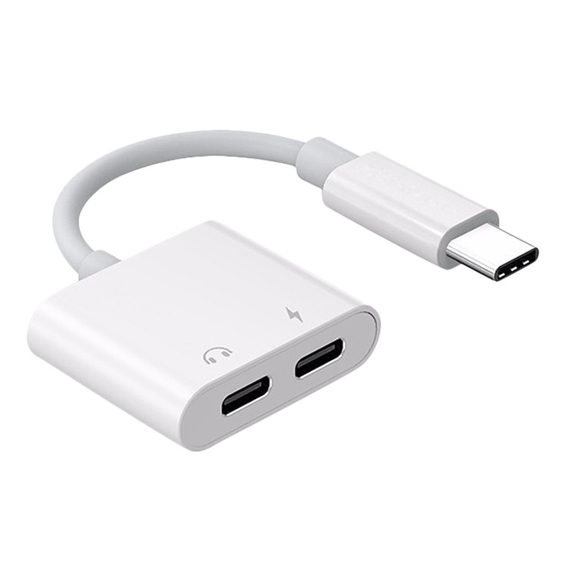 Đầu Chia Tai Nghe 2 Trong 1 Type C Chất Lượng Cao Cho Huawei Samsung Xiaomi N5V
