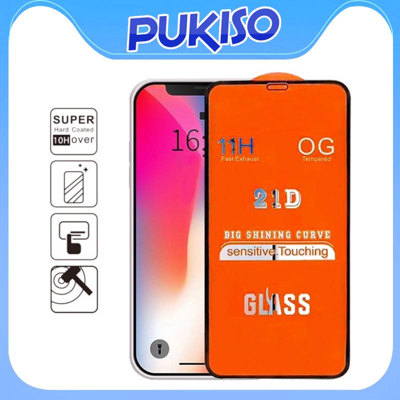 Kính cường lực IP full màn 21D dành cho iphone 6/6s/7/7Plus/X/Xs/11/11ProMax/12/12ProMax/13/13ProMax Pukiso