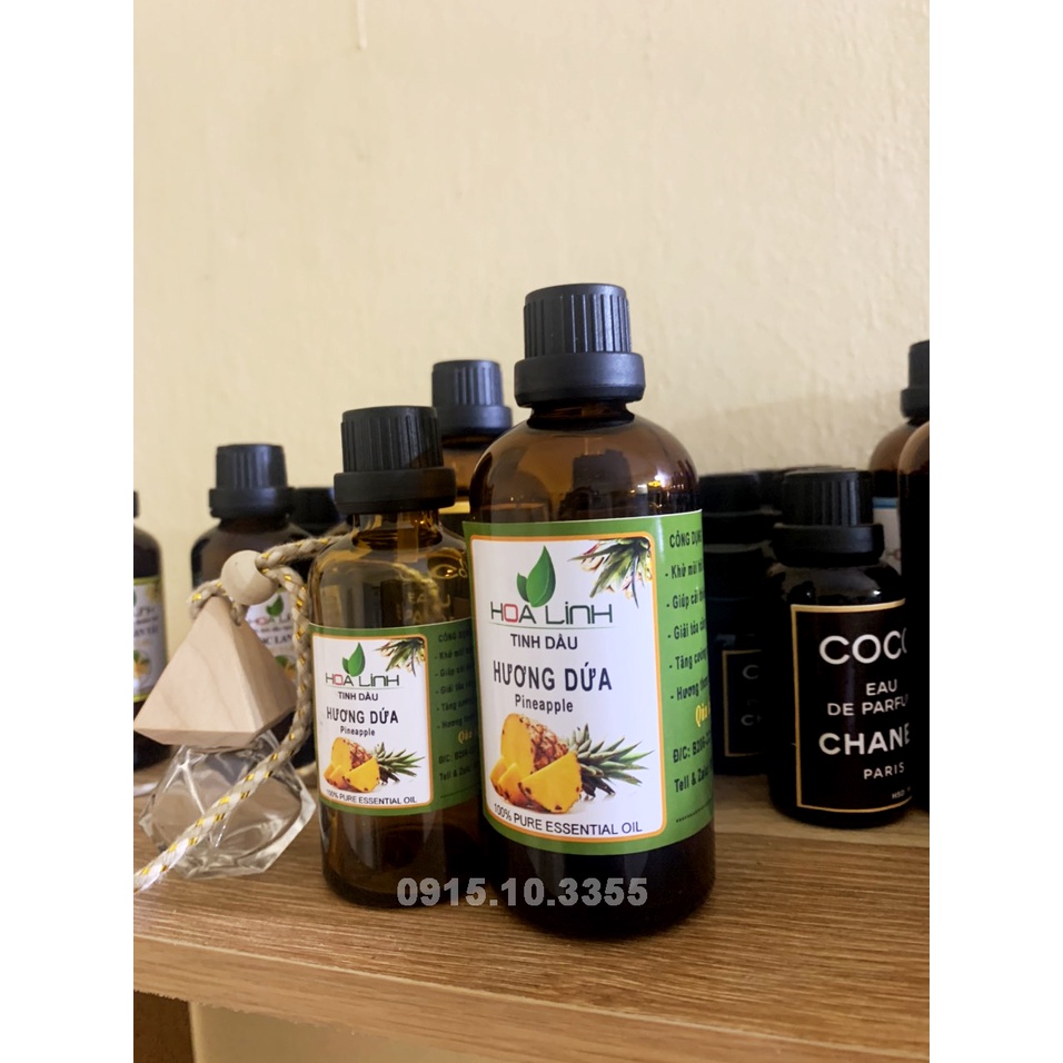 Tinh dầu dứa (khóm, thơm) nguyên chất Organic từ thiên nhiên - Kingoil HoaLinh