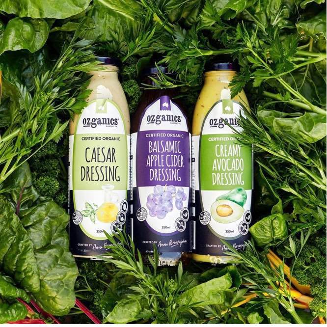 Sốt Salad Hữu Cơ Caesar Ozganics - ORGANIC Caesar Dressing Salad - Chai 350ml