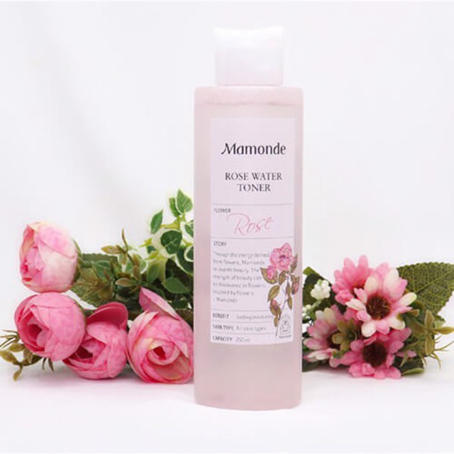 nước hoa hồng mamonde 500ml