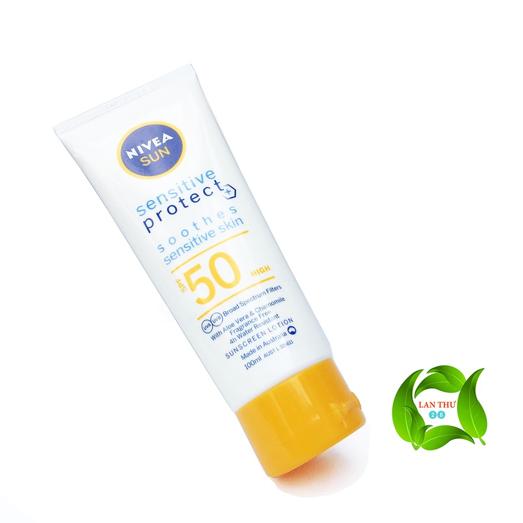 nivea sun uv face soothing sensitive