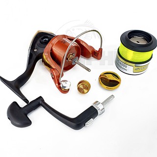 Bộ cần câu Daiwa, máy DK4000