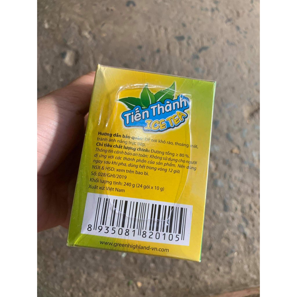 ICE TEA TIẾN THÀNH trà xanh bí đao 24 gói / 10gr