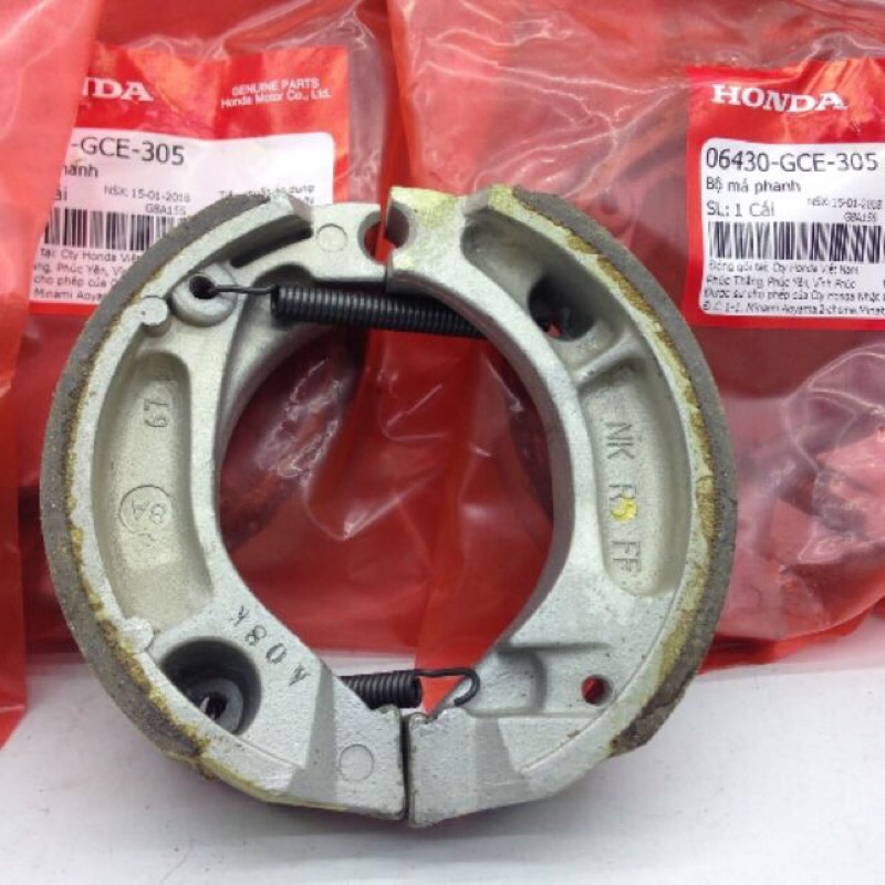 Má phanh Honda zin hãng Dream ,wave / Bố thắng Nissin