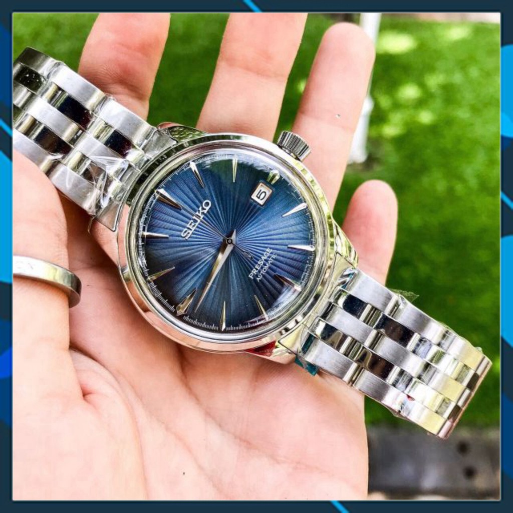 Đồng hồ nam seiko presage B41J1 cơ tự động vỏ thép không rỉ