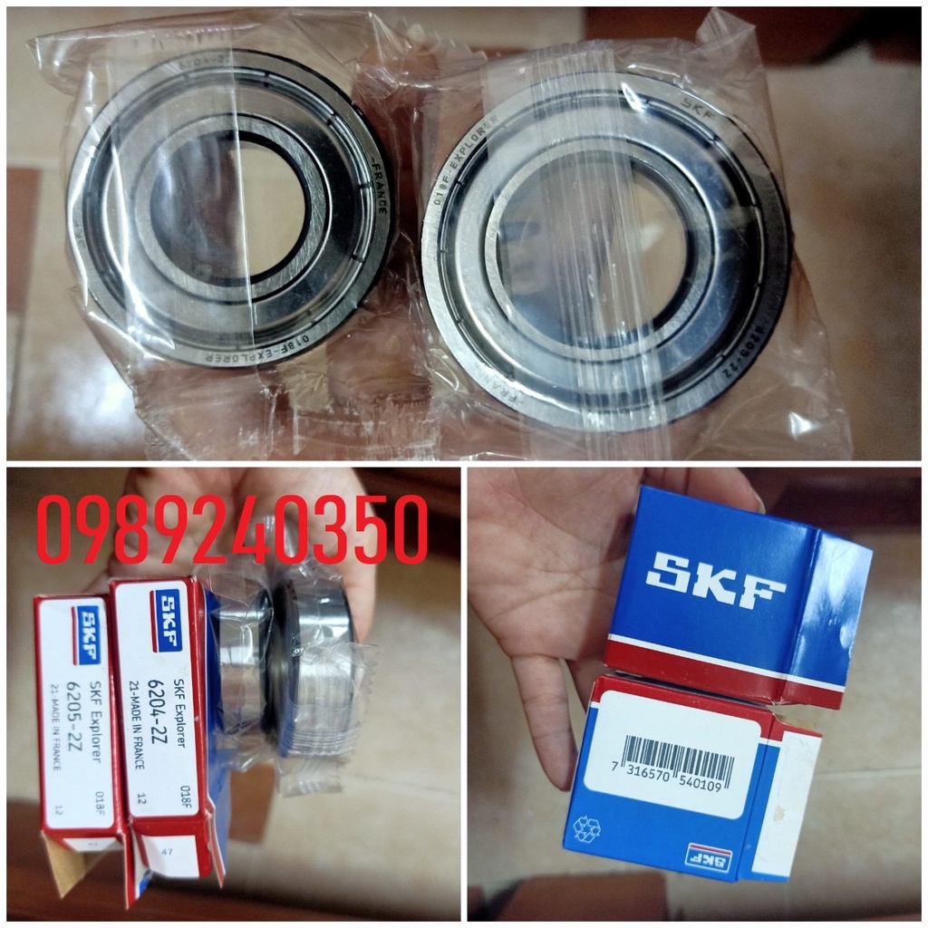 Bộ 2 bi máy giặt Electrolux 10843, 80743, 85743, 10844, 12844, 12843 loại tốt