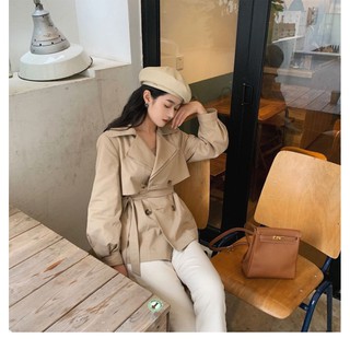Áo Măng tô kaki 1 lớp