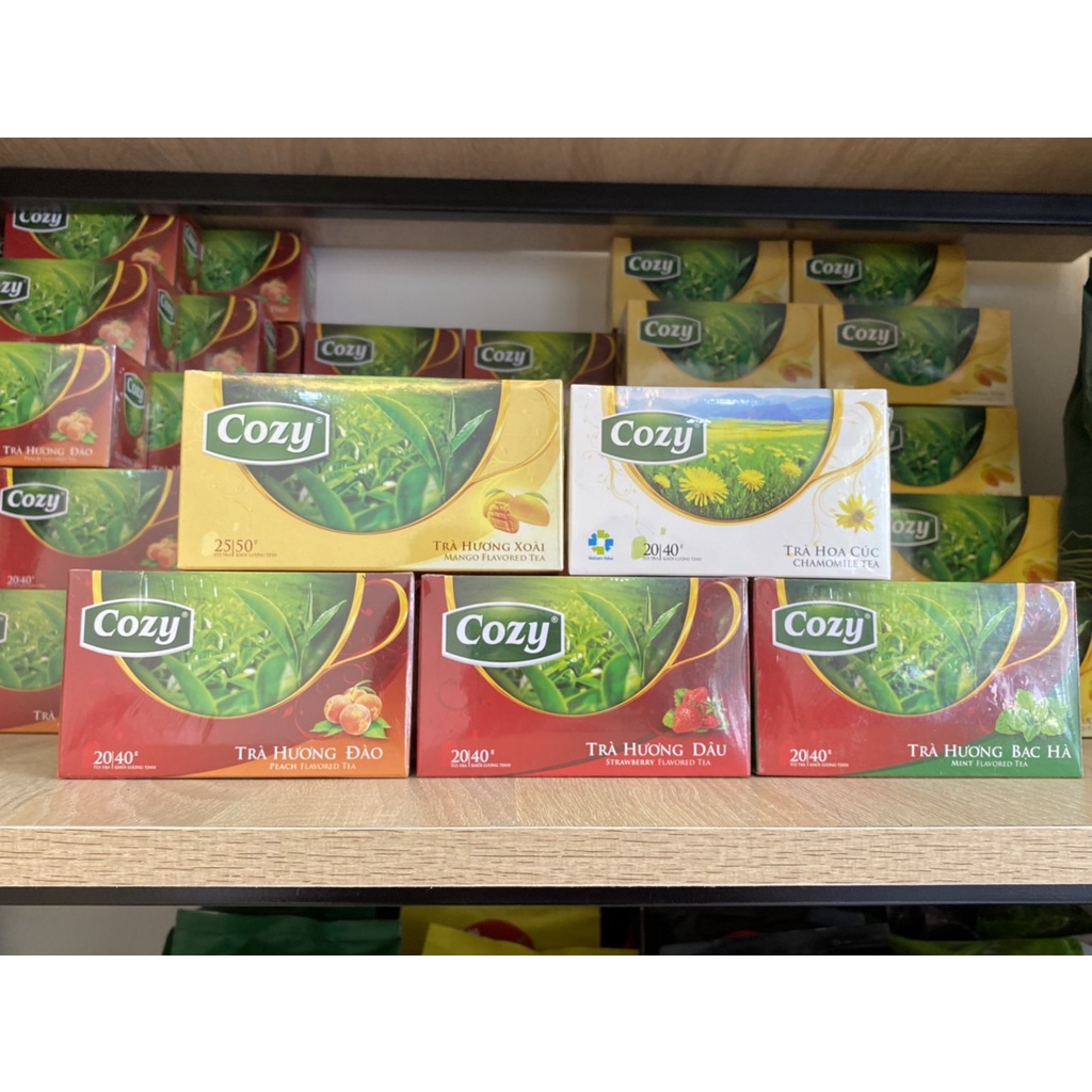 Trà Cozy Đào/ Dâu/ Bạc Hà/ Cúc
