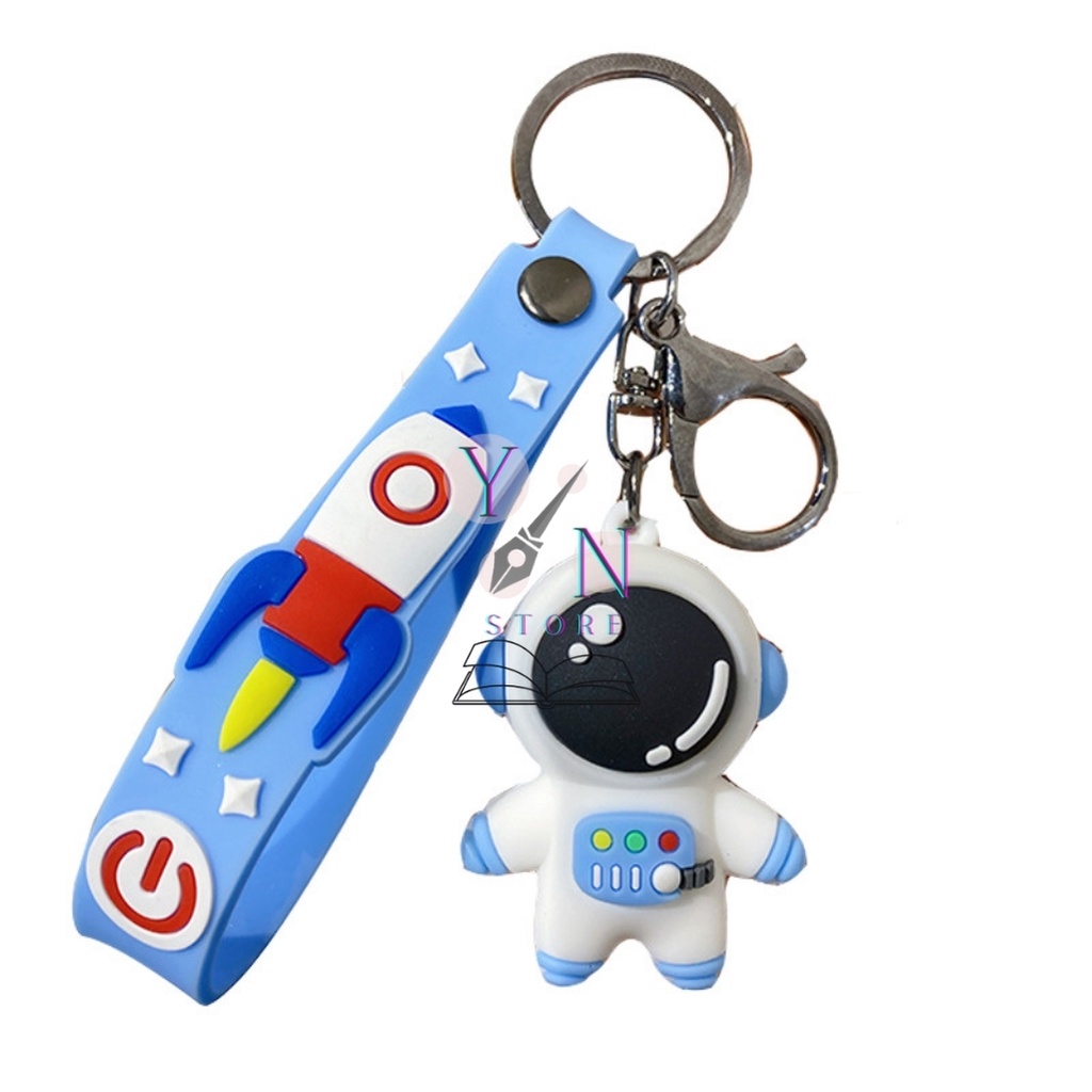 Móc Khóa Phi Hành Gia Epoxy Dễ Thương