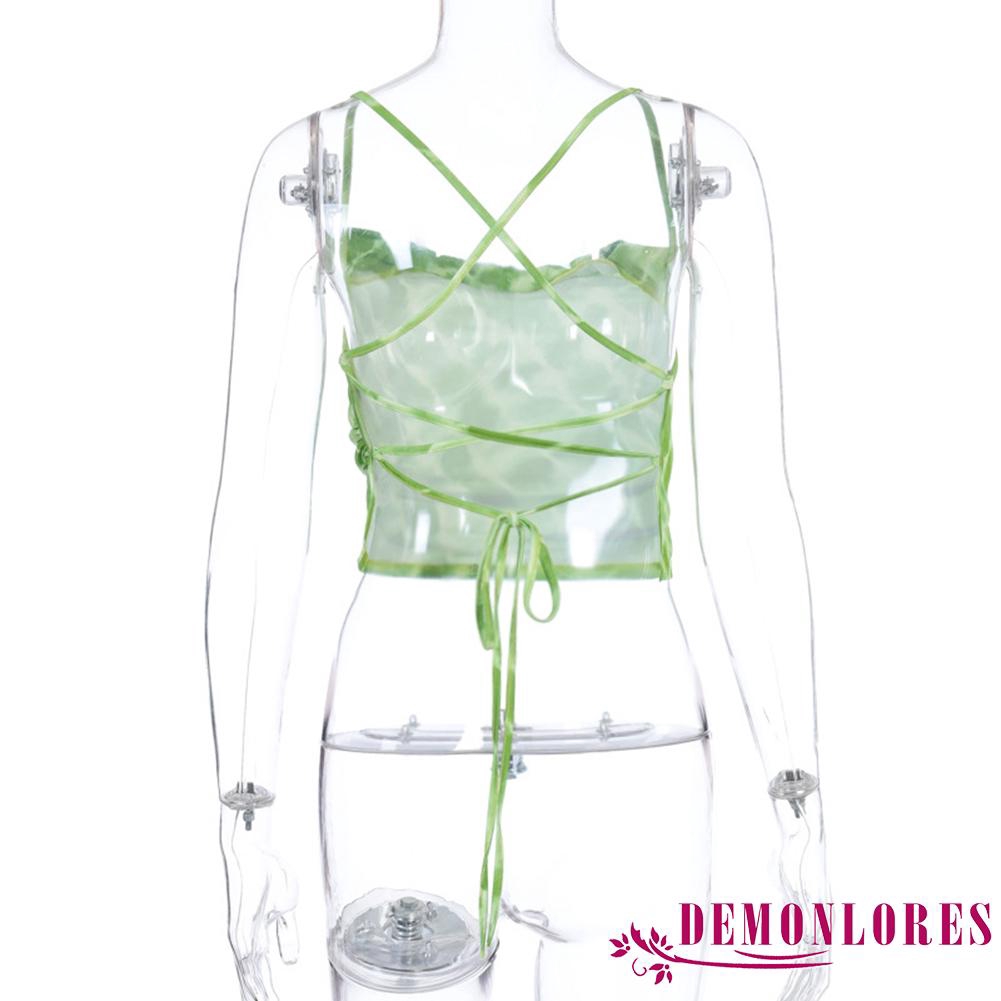 Áo Dây Nữ Cộc Tay Hở Lưng Quyến Rũ