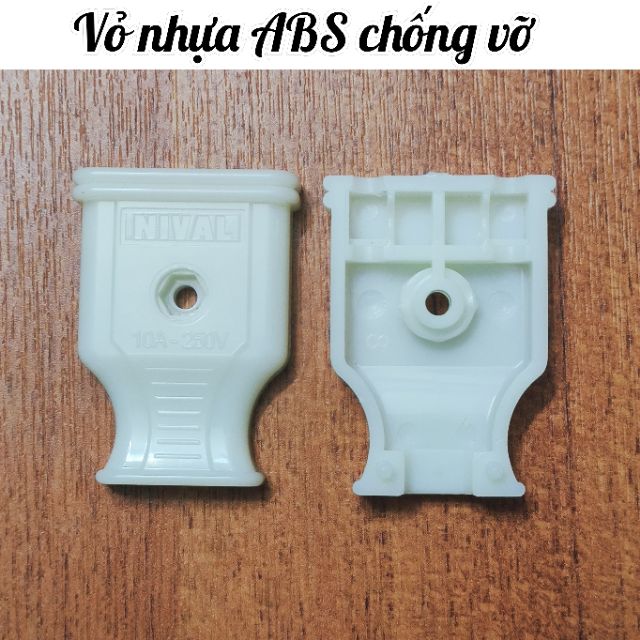 Phích cắm điện NIVAL® cao cấp chống vỡ chịu tải 2000W