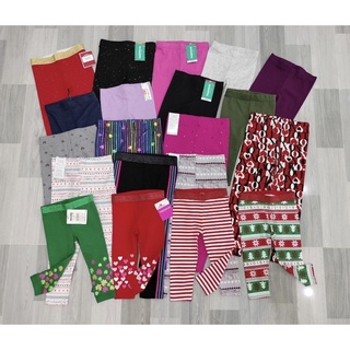 Quần legging bé gái xuất dư xịn cotton mỏng siêu co dãn cho bé 18m-5t link