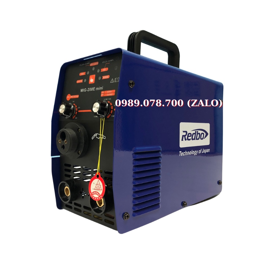 Máy hàn MIG không dùng khí Redbo 200E dây MIG rời tiện lợi - sử dụng cuộn dây 1kg