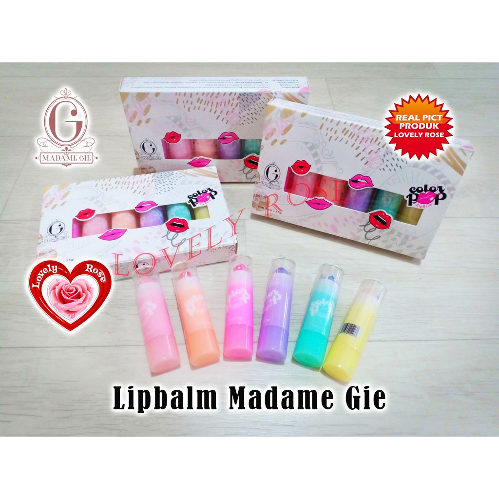 (hàng Mới Về) Son Dưỡng Môi Madame Gie Retail Màu Sắc Ngẫu Nhiên