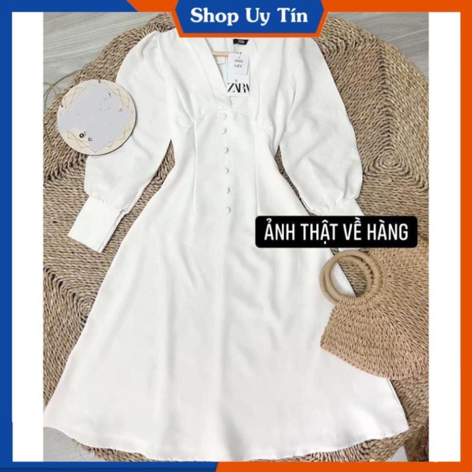 Đầm Cô Dâu Trắng Váy Đi Dự Tiệc Cưới Tay Dài Đẹp Dáng Suông Maxi Cao Cấp Thiết Kế Sang Trọng Hàn Quốc VD034 -KLH)(