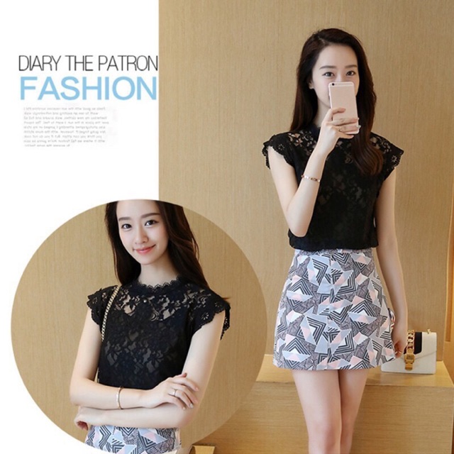 Áo ren nữ hàng bao đẹp y hình size XL, 2XL
