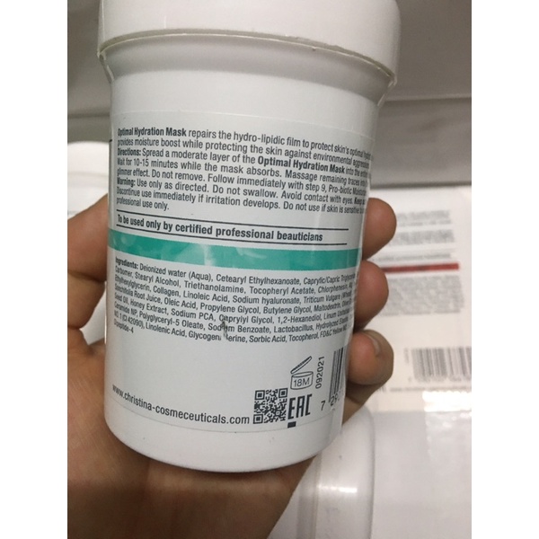 Mặt nạ cấp nước phục hồi da Unstress 8 Optimal Hydration Mask