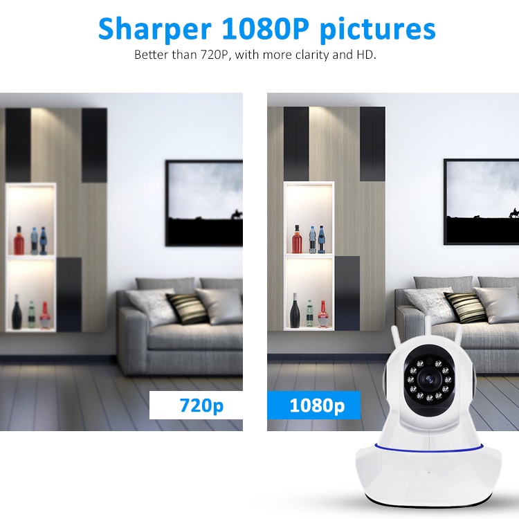 CAMERA IP Wifi GULINK GL601 1080P 2MP Xoay 360 – Không Cổng Lan