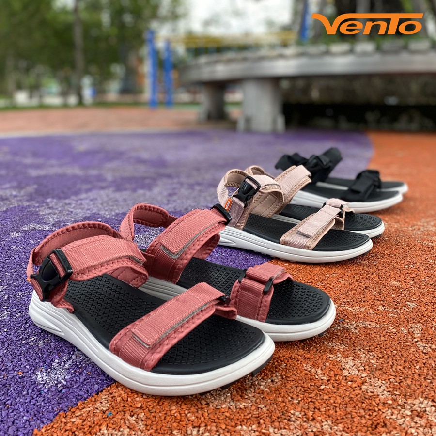 Giày Sandal Vento Nữ SD-NB66 Đế Cao Màu Hồng Nhạt Cá Tính