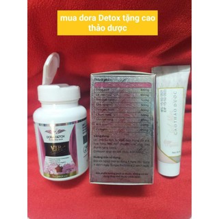 Dora detox hợp 28 viên(cty hết tặng cao thảo dược hàng chính hãng