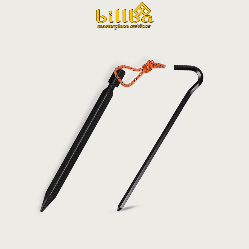 Bộ 8 Cọc Đinh Ghim Lều- Đinh Ghim Tăng Bạt Nhôm Siêu Nhẹ dùng để căng mái tăng, cố định đồ dùng bằng hợp kim nhôm.