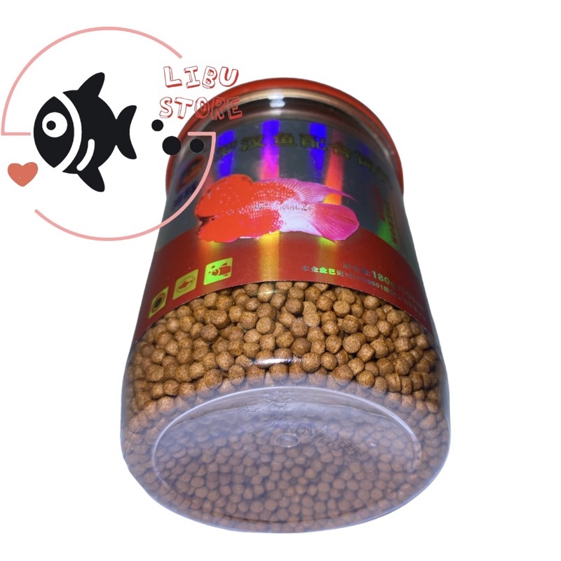 Cám Porpoise Tăng Màu Cho Cá La Hán - Hủ 180gram