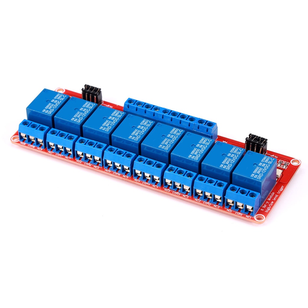 Mô đun DIYMORE rơ le 8 kênh kích hoạt mức cao/ thấp DC 5/12/24V có cách ly quang
