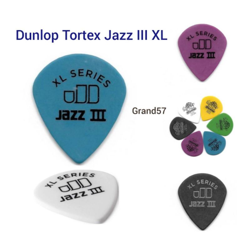 Bộ pick III XL jazz 3 pick 0.73 0.88 1.0 1.14 cho đàn Guitar Dunlop