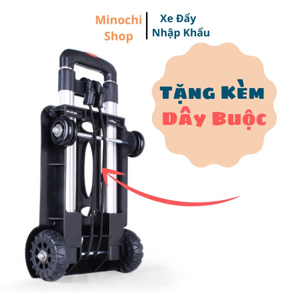 Xe Kéo Hàng,Xe Đẩy Hàng Gấp Gọn Tiện Ích Tải Trọng 75kg- XDM-07