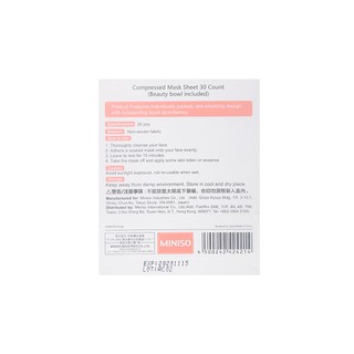 Mặt nạ nén Miniso (30 miếng)