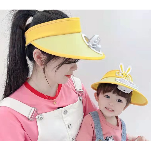 Mũ điều hòa thời trang đi biển, du lịch, mùa hè.. dùng sạc  - che nắng  - chống nóng