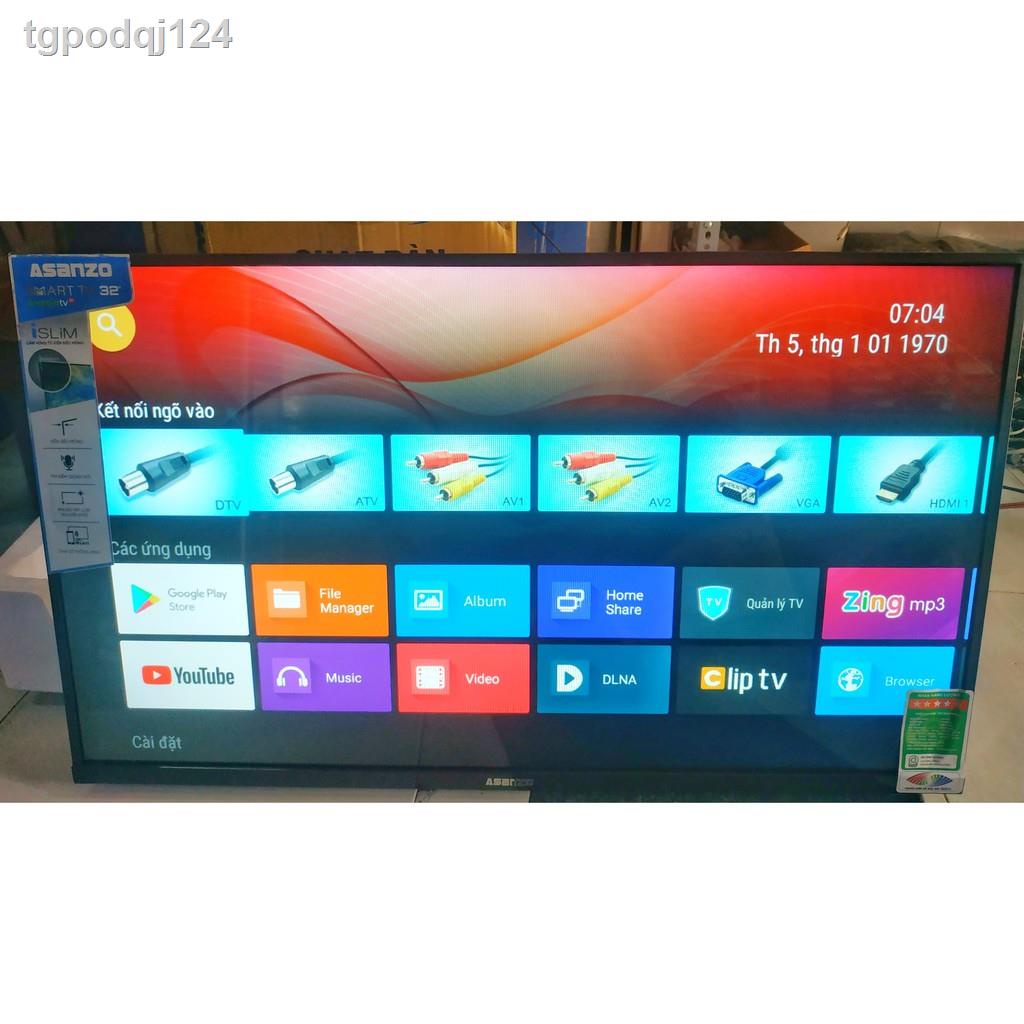 ♨Tivi Smart Asanzo 32" (Android 8.0 + Viền Mỏng) - 32SL500 | BigBuy360 - bigbuy360.vn