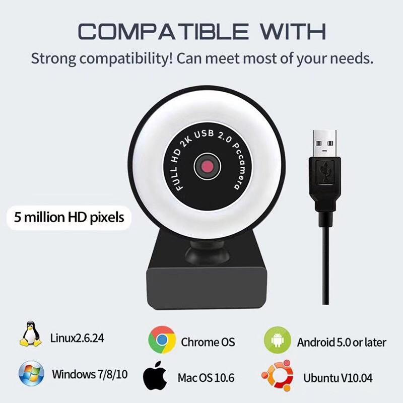 Webcam 1080p 2k Full Hd 1080p Cho Máy Tính | BigBuy360 - bigbuy360.vn