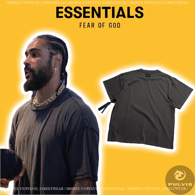 ⚡️[Hight Quality] - Áo boxy tee Fear of God Fifth Collection Inside Out Tee Basic cao cấp full tag túi, áo thun FOG