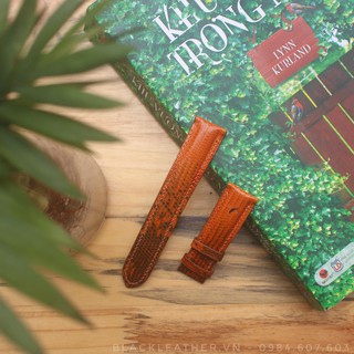 Dây da đồng hồ DA Kì Đà Pháp ( nhận làm theo yêu cầu )