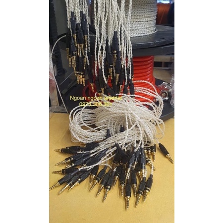 Dây tín hiệu 2 đầu 3.5 ly lõi mạ bạc