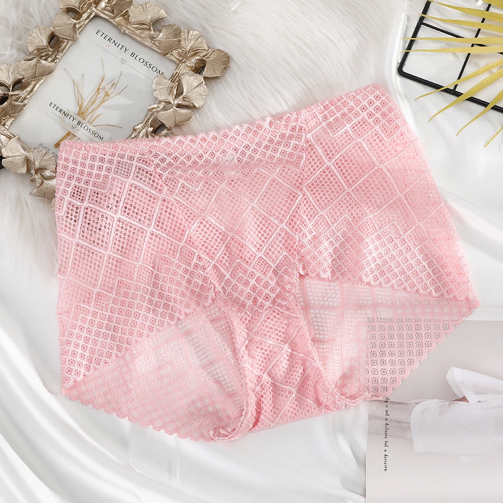 Quần lót Levao lưng vừa vải ren thoáng khí gợi cảm dành cho nữ