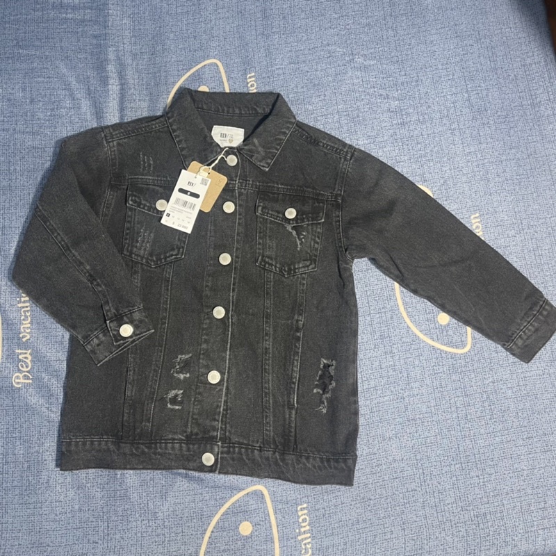 Áo bò bé trai ELV 4-15 tuổi  Áo khoác bò denim xuất dư 0822