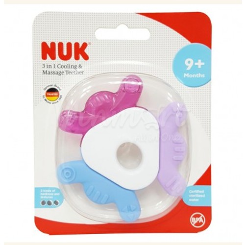 Gặm nướu NUK cho bé 3in1 và Lạnh 9m+