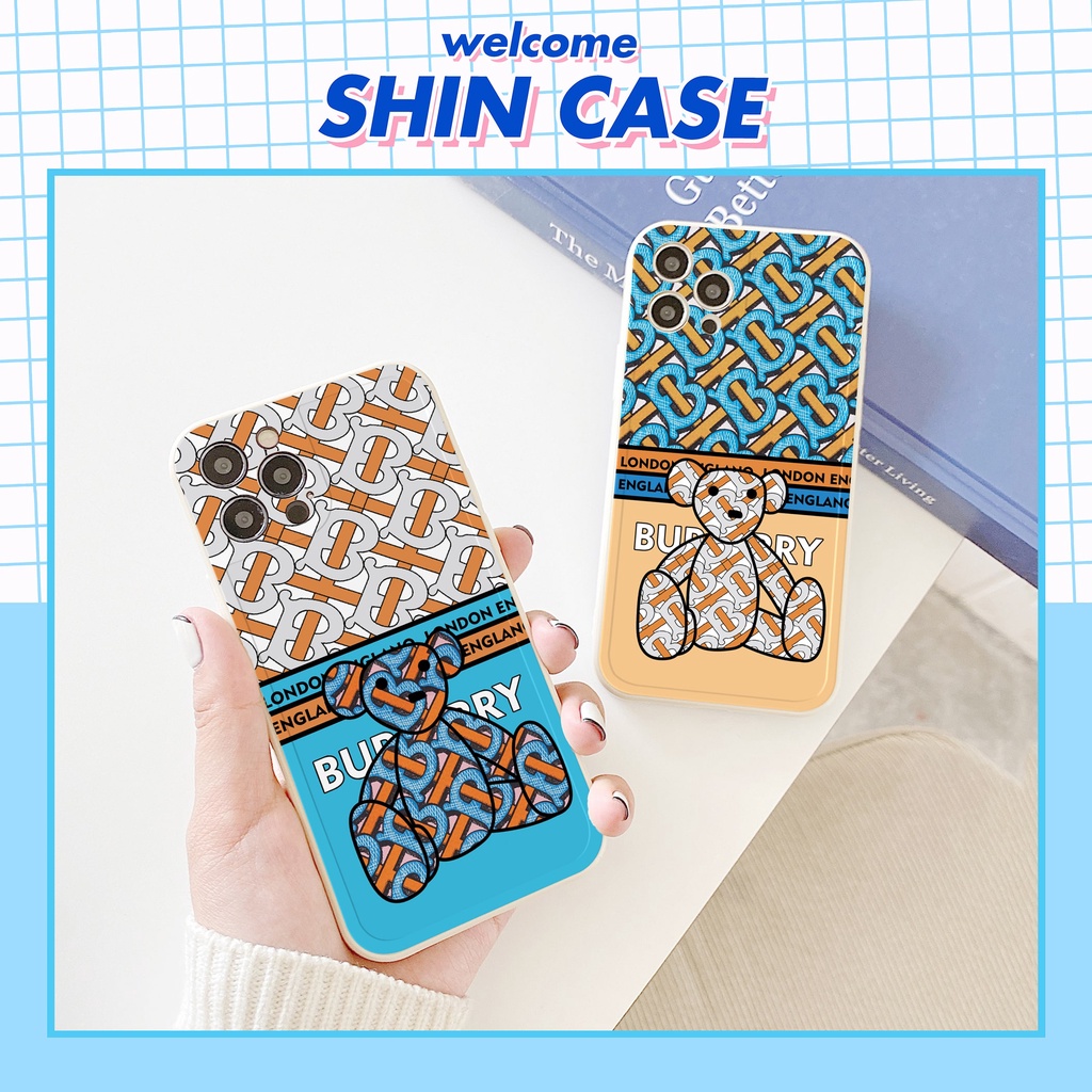 Ốp lưng iphone BB England bóng cạnh vuông 6/6plus/6s/6splus/7/7plus/8/8plus/x/xr/xs/11/12/13/pro/max/plus/promax