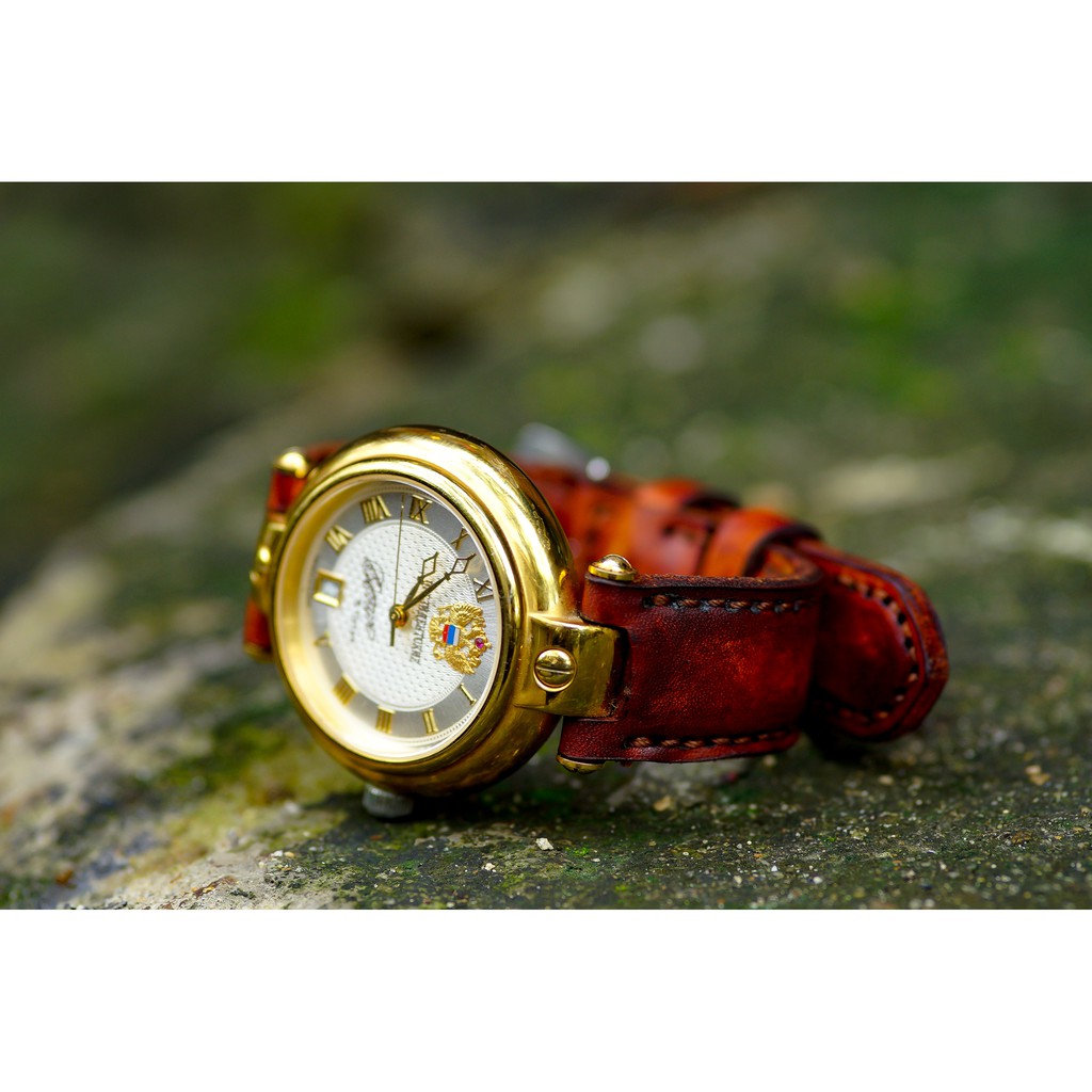 Dây Đồng Hồ Da Bò RAM Leather Cho Dòng Pojiot Bền Đẹp