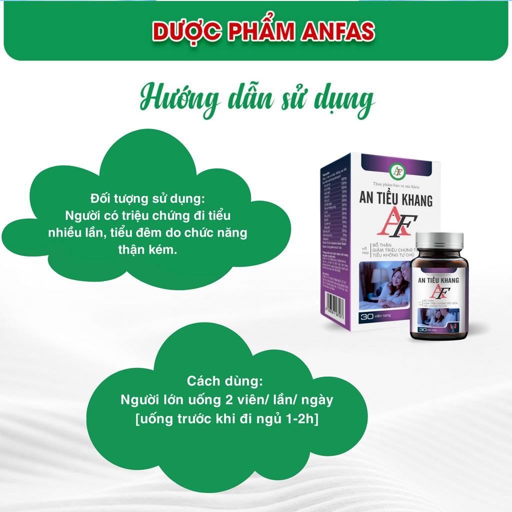 Viên uống An Tiểu Khang Ramukid (lọ 30v) giảm tiểu đêm, tiểu nhiều lần, bổ thận, giảm nguy cơ sỏi thận