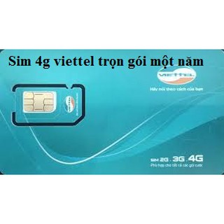 Sim 3g/4g viettel trọn gói 1 năm