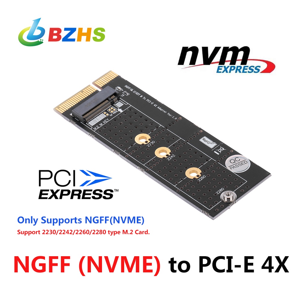 Thẻ Chuyển Đổi M.2 Nvme M Key Ssd Sang Pci- E 4x Cho Máy Tính Bàn