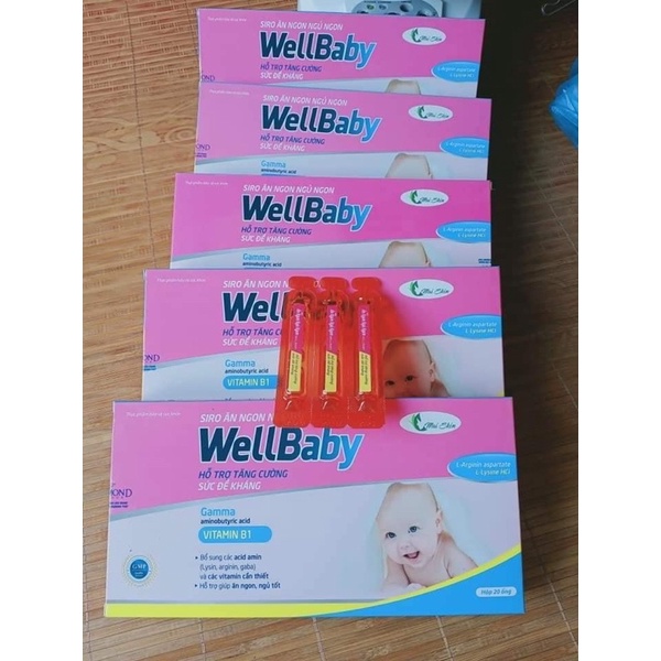 Siro Ăn Ngon Ngủ Ngon Wellbaby Hộp 20 Ống