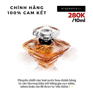 💋 [Siêu rẻ] [10ml] Nước hoa ống Lancome Tresor cam Nữ  💋 💋